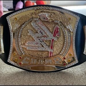 Figures Inc Kids WWE John Cena Spinner Championship Signed by Shawn Michaels